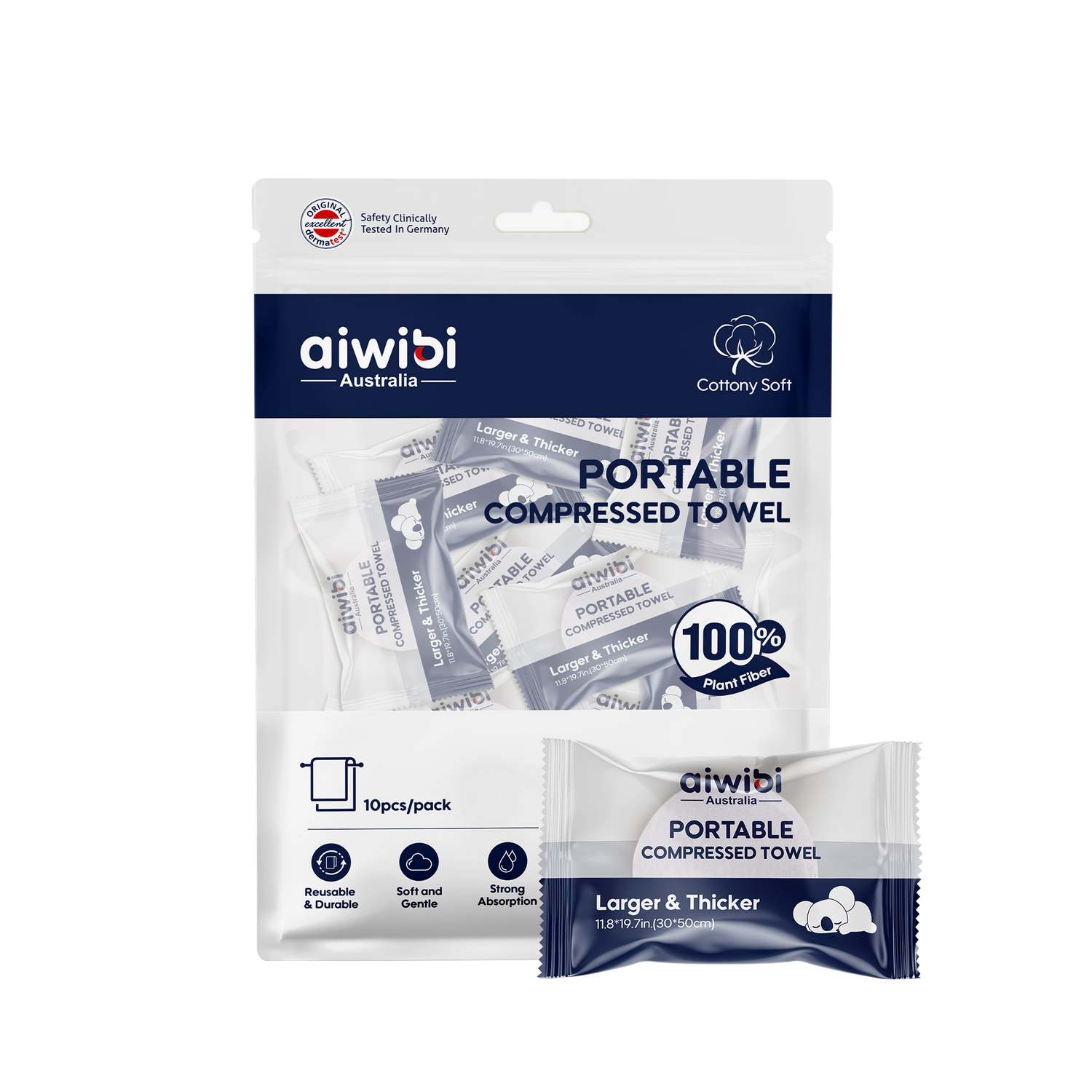 Portable Compressed Towel
