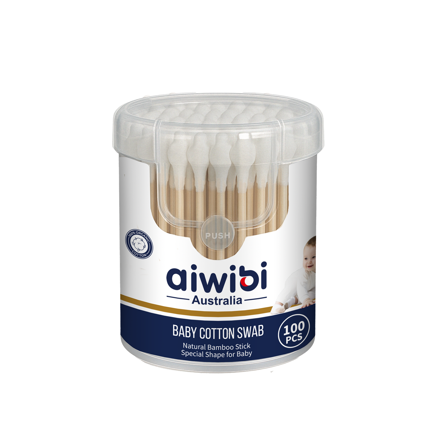 Cotton Swabs(Calabash Shape) 100pcs